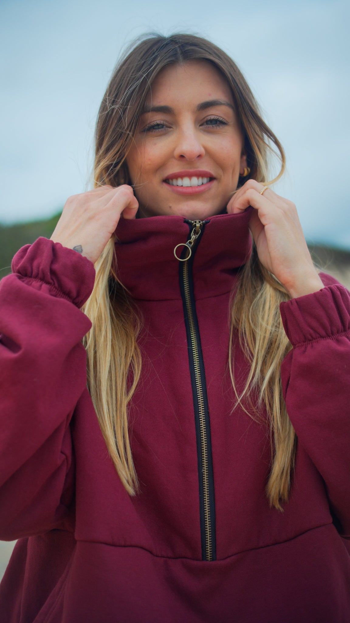 Moletom Cozy Marsala