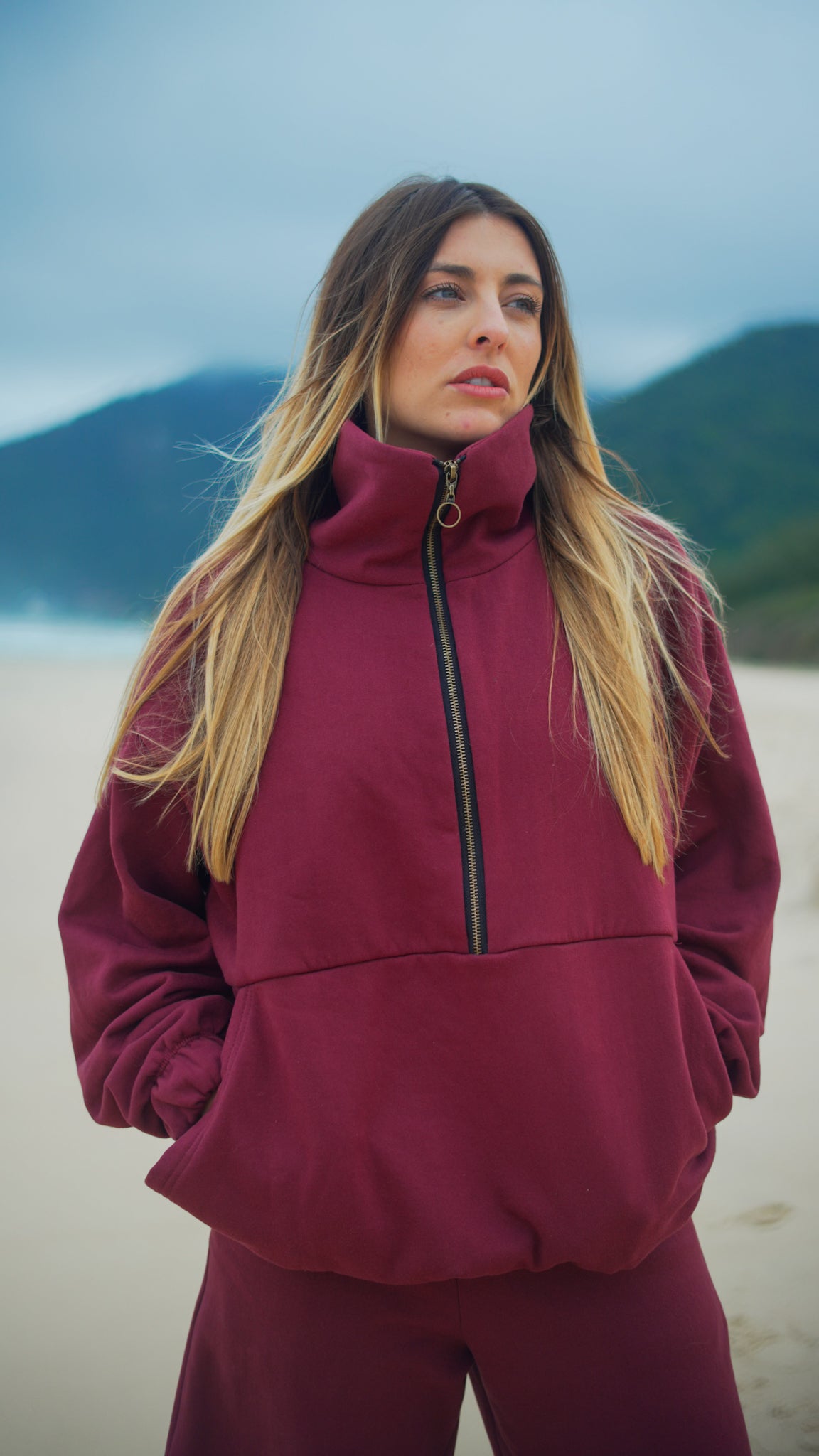 Conjunto Cozy Marsala