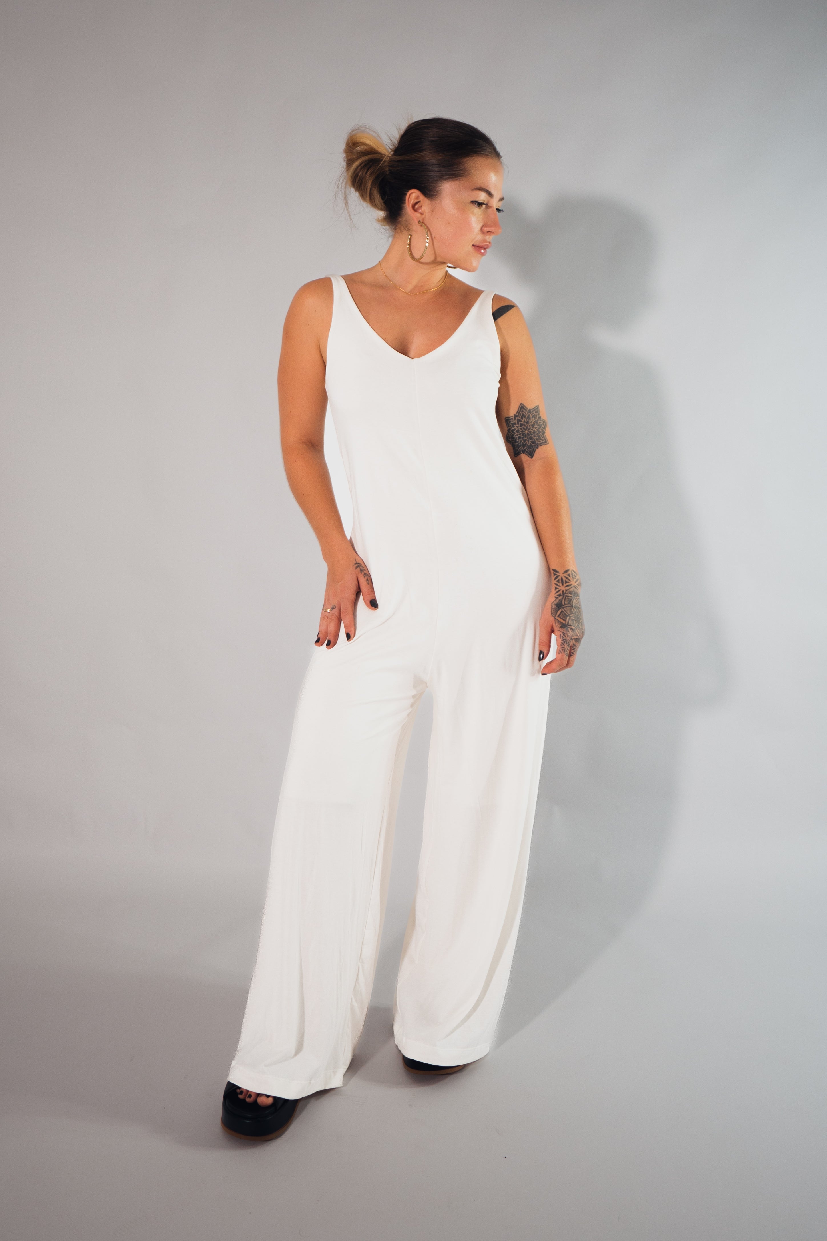 Macacão Amplo Offwhite