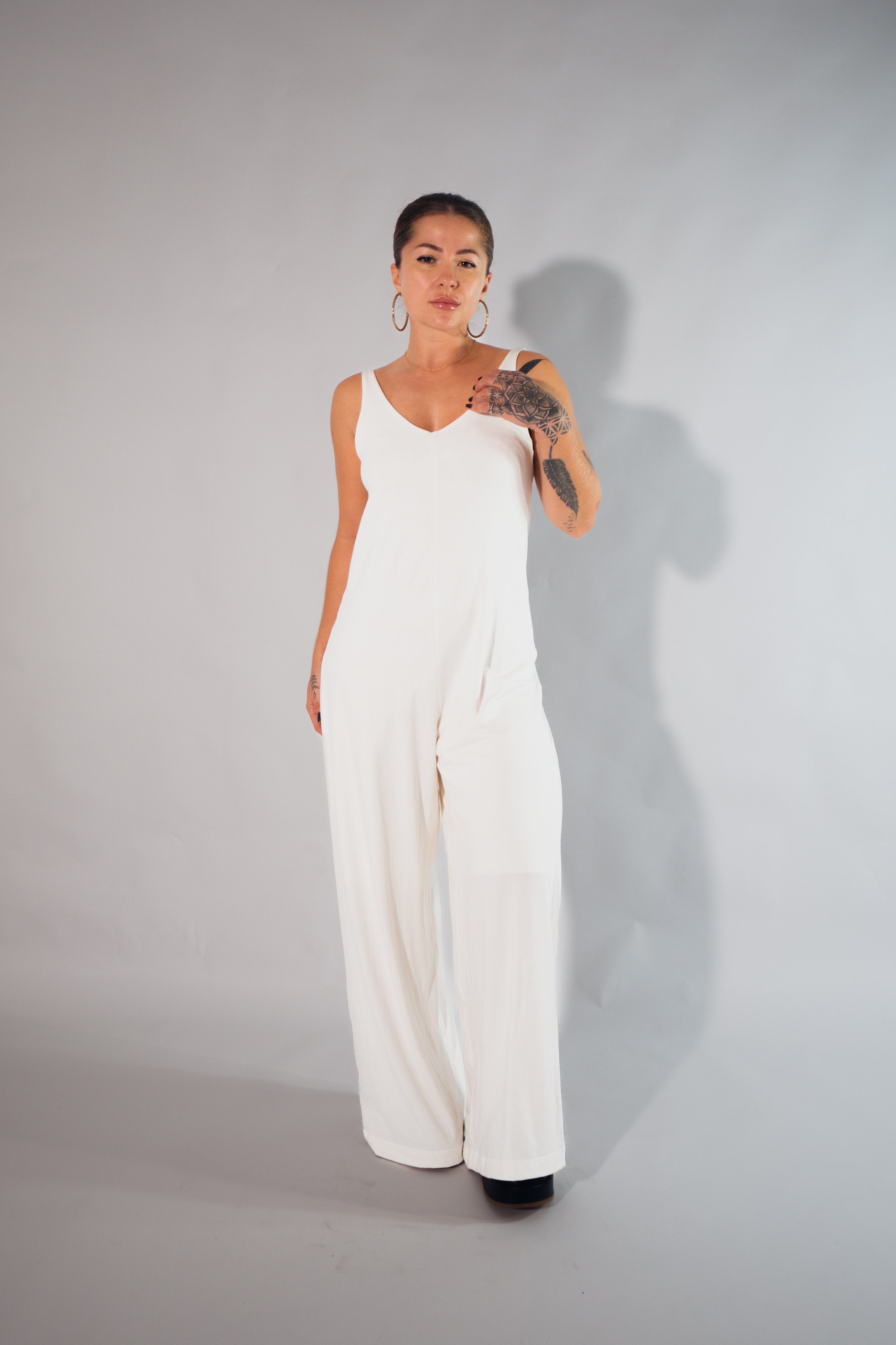 Macacão Amplo Offwhite