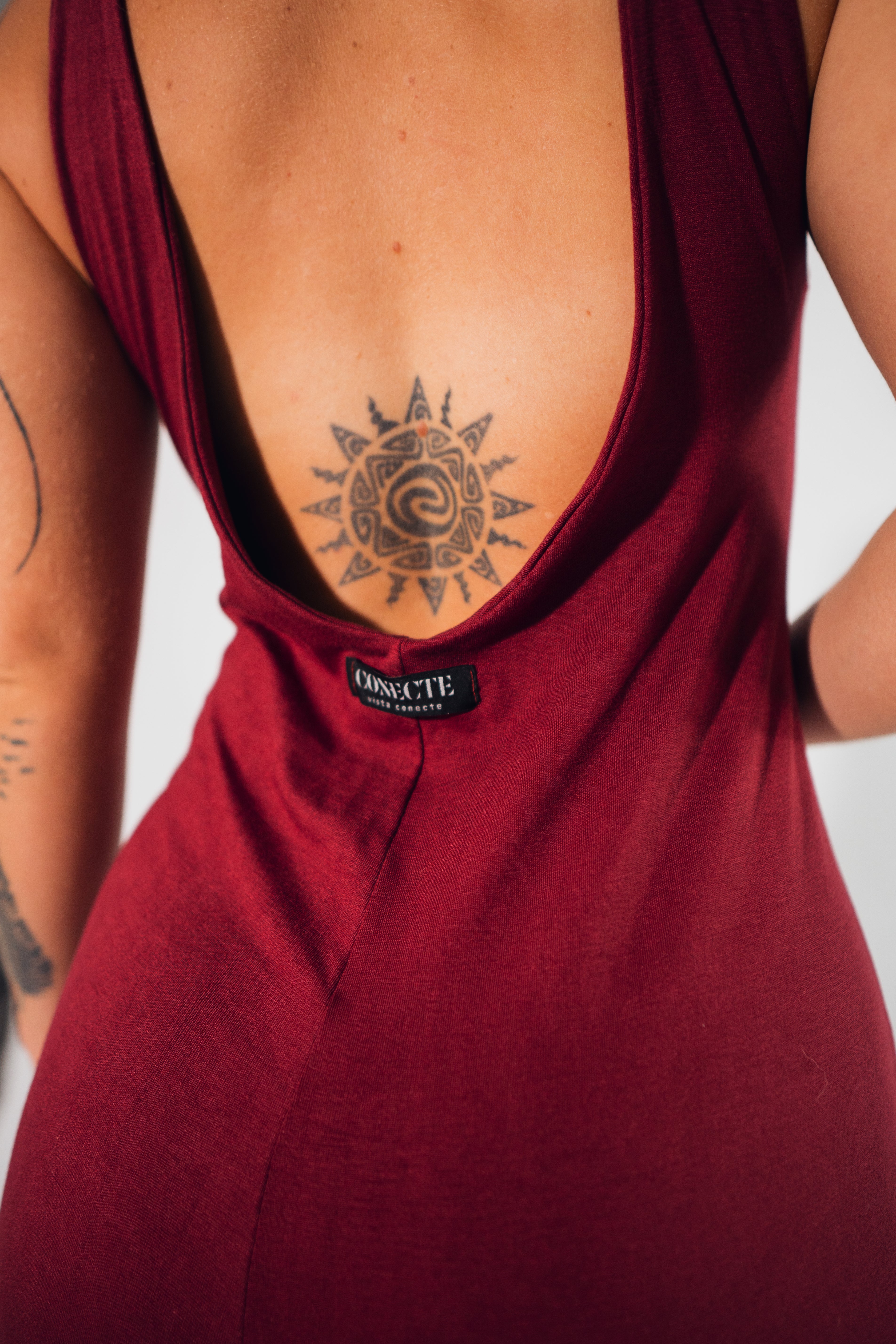 Macacão Amplo Marsala