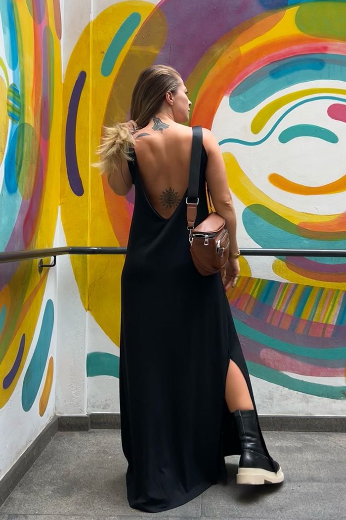 Vestido Amplo Preto