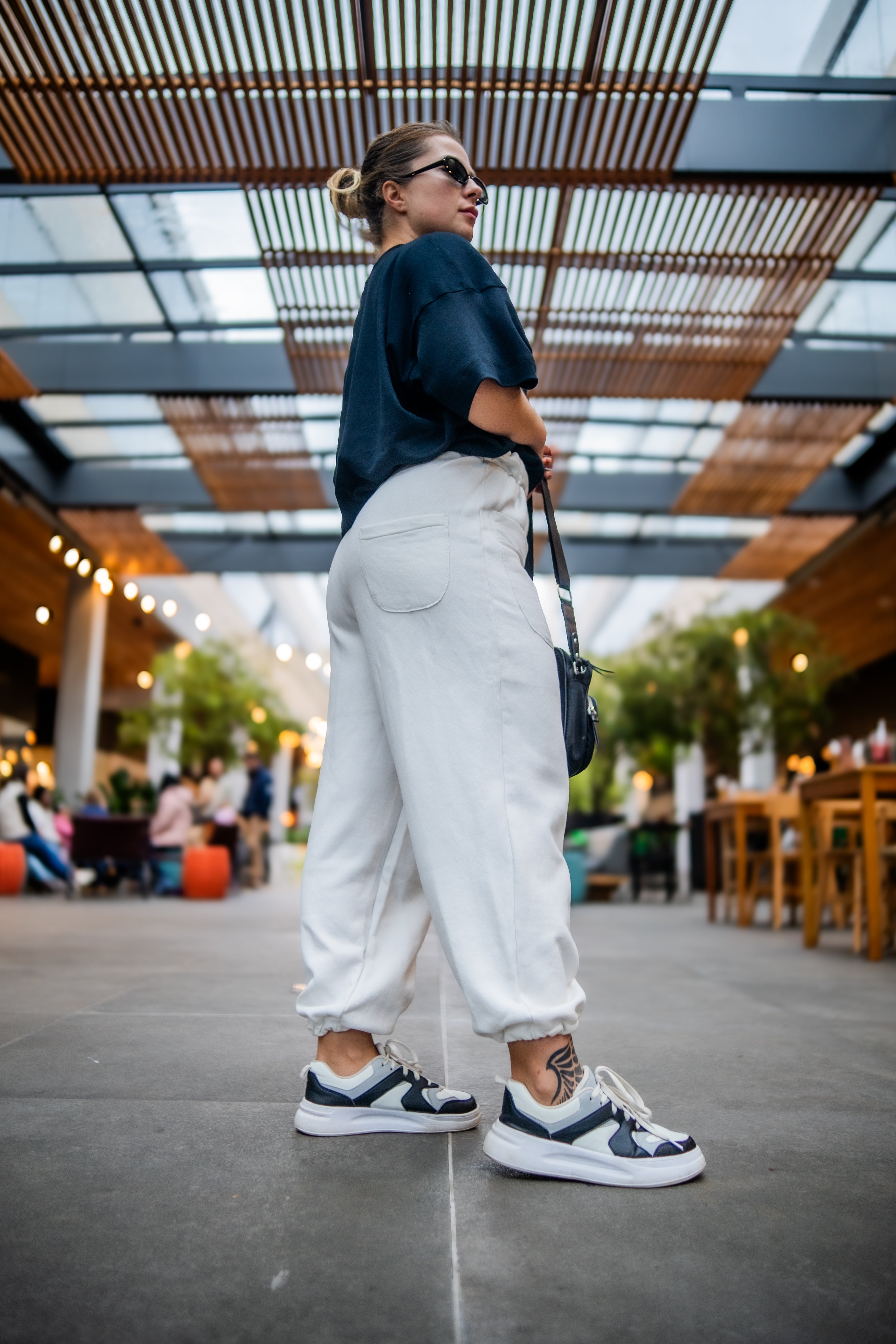 Calça Bolso Frontal Offwhite