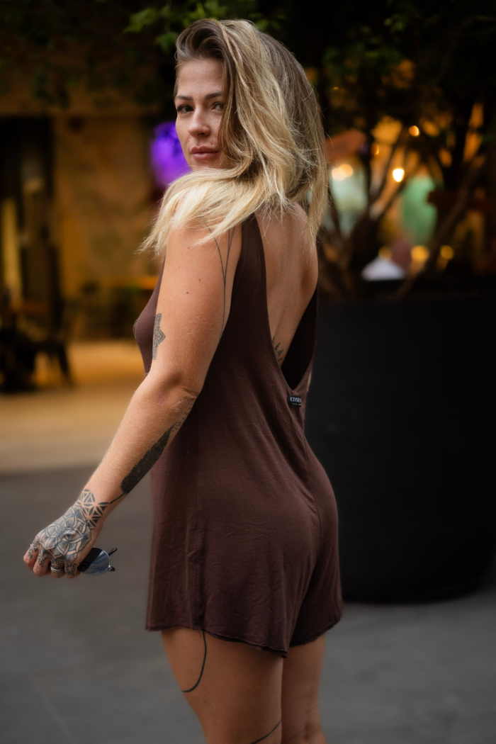 Macaquinho Amplo Marrom