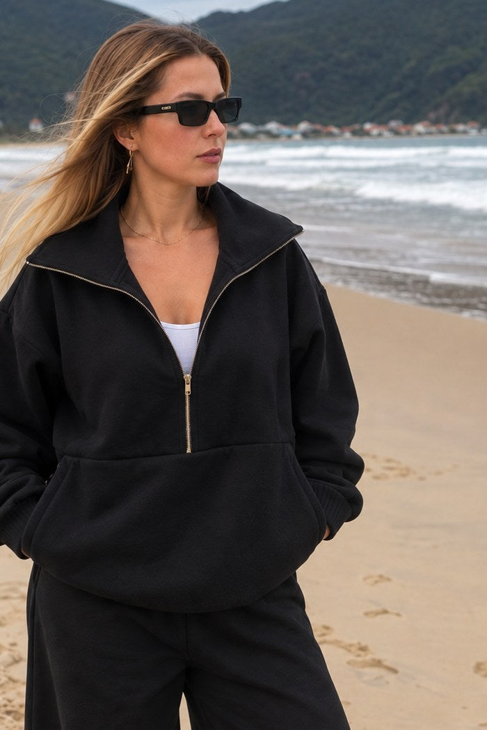Moletom Cozy Preto