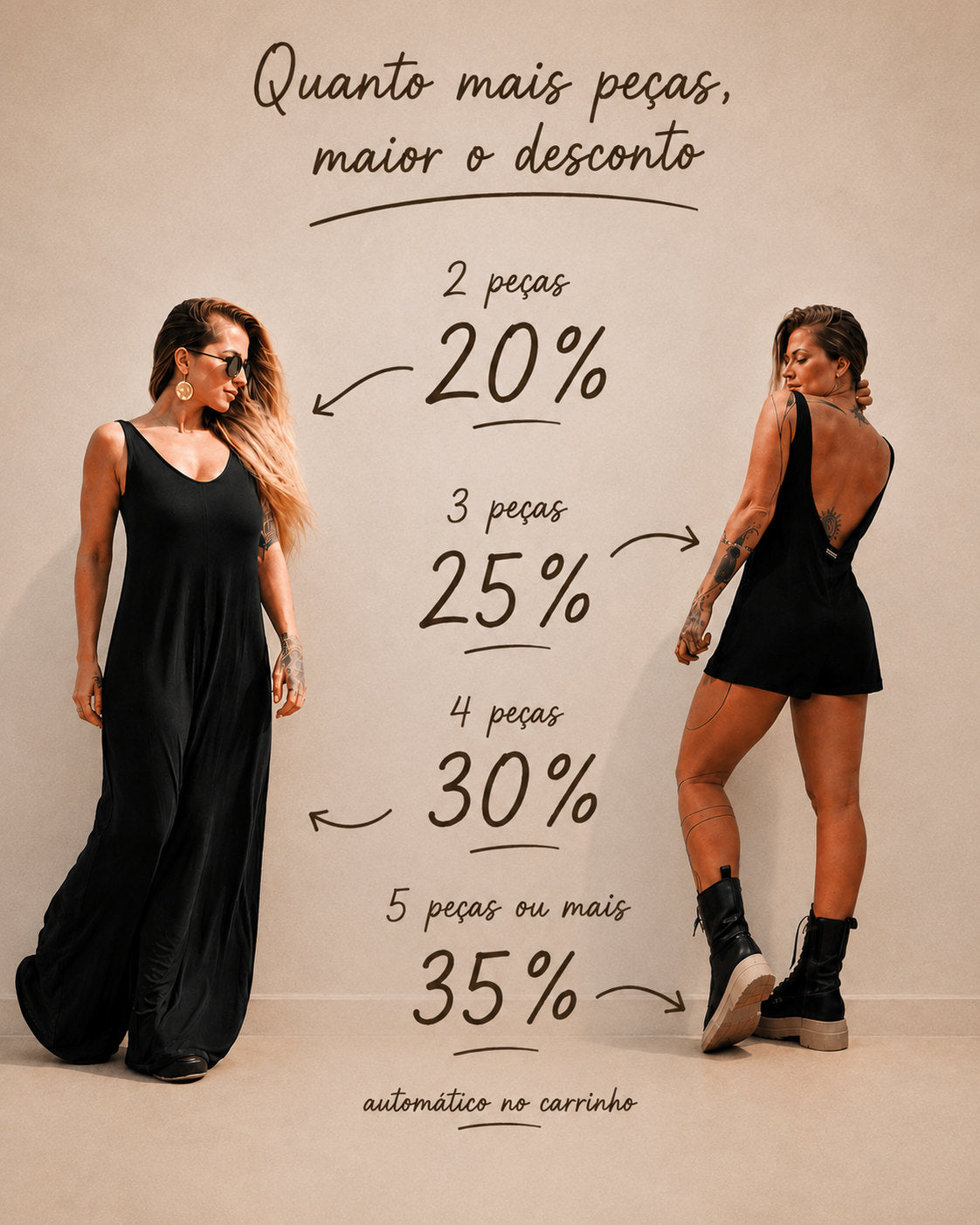CONECTA: quanto mais peças, maior o desconto — até 35% off automático no carrinho