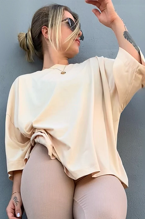 Camiseta Oversized Nude