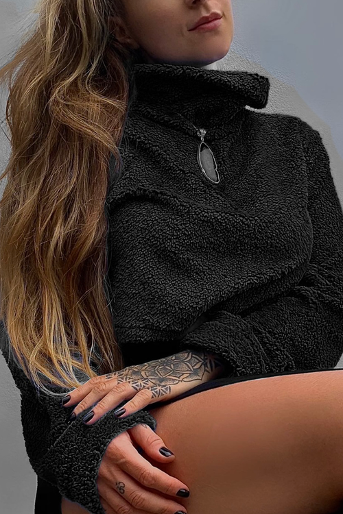 Carneirinho Cropped Preto