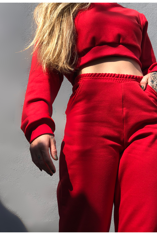 Conjunto Cropped Vermelho
