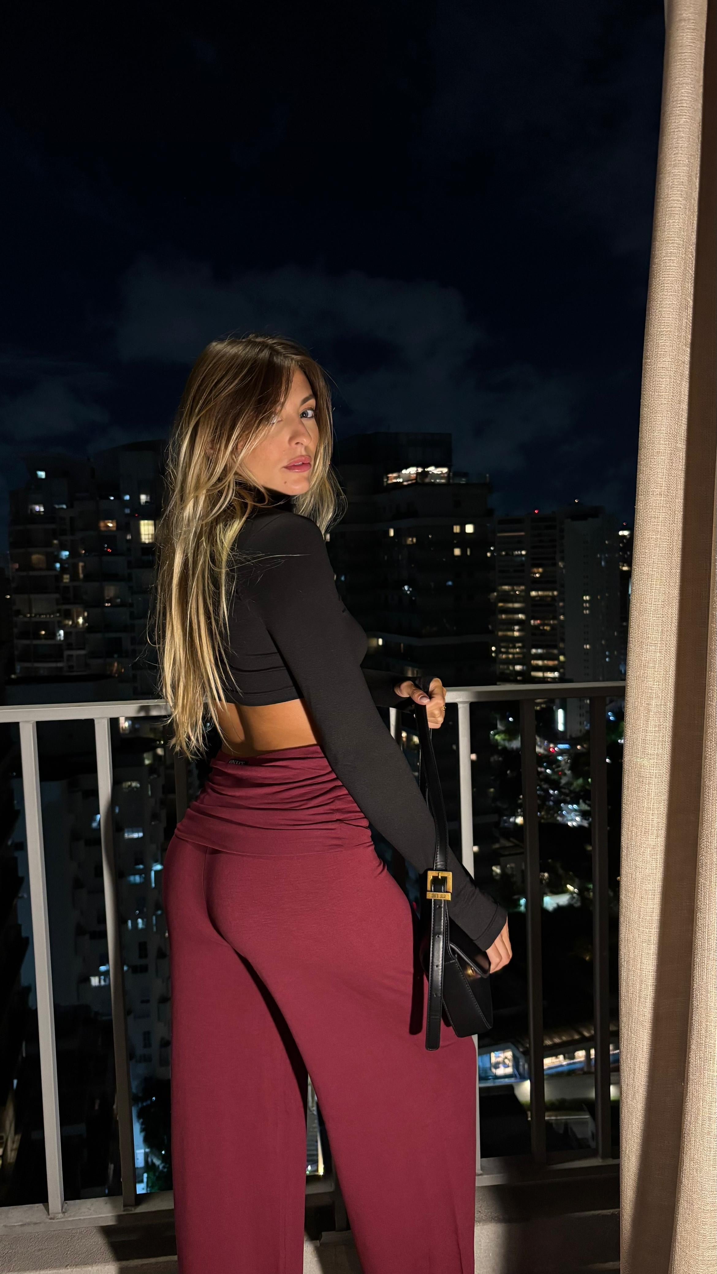 Calça Peace Marsala