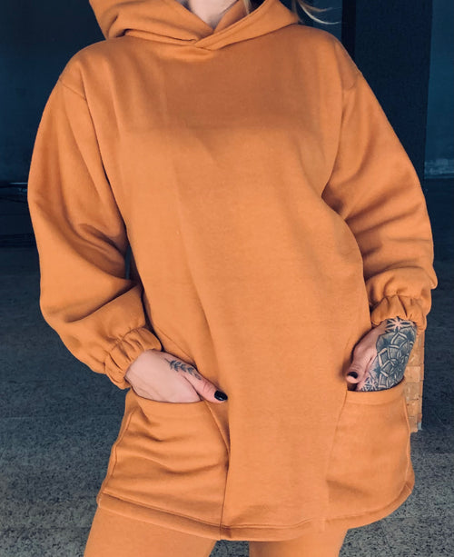 Canguru Longo Moletom Telha