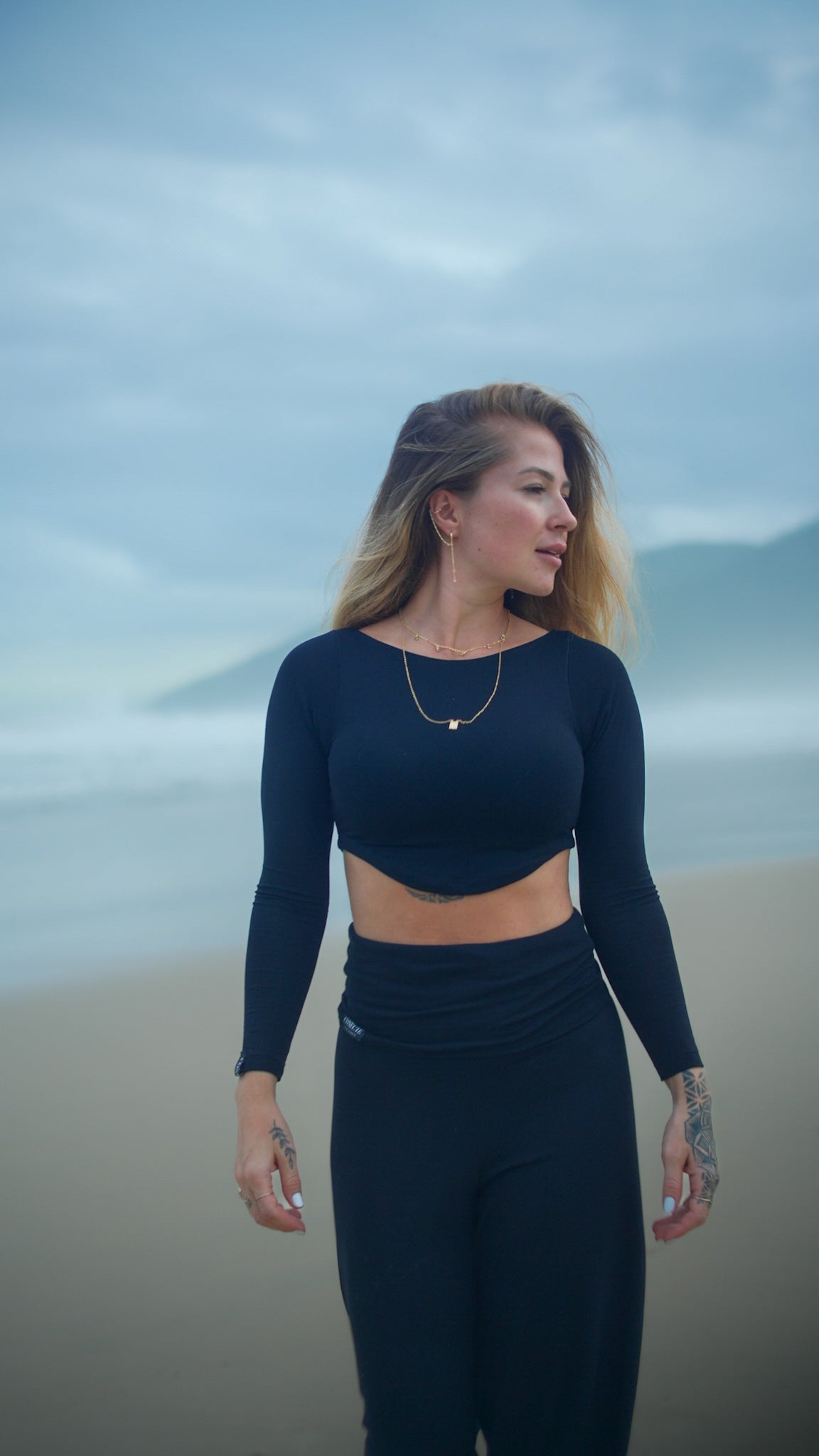 Conjunto Peace Preto