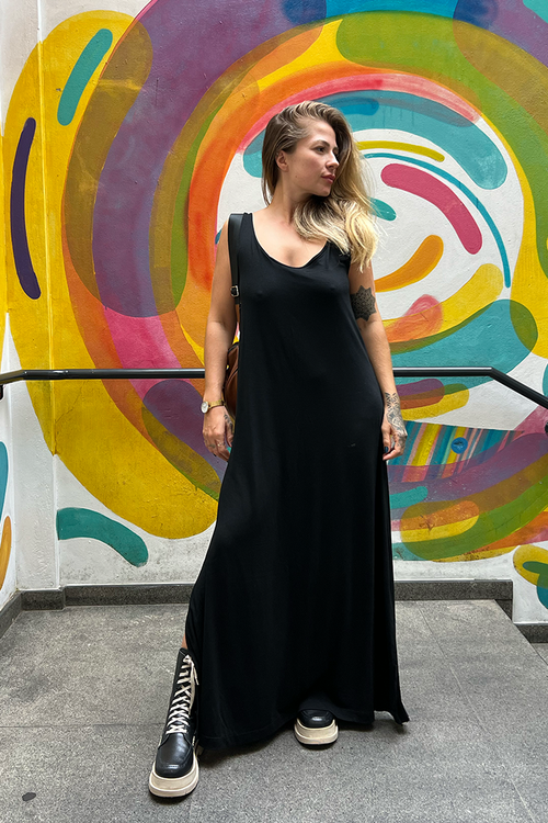 Vestido Amplo Preto