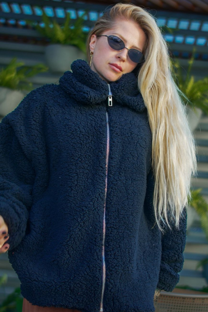 Casaco Sherpa Preto