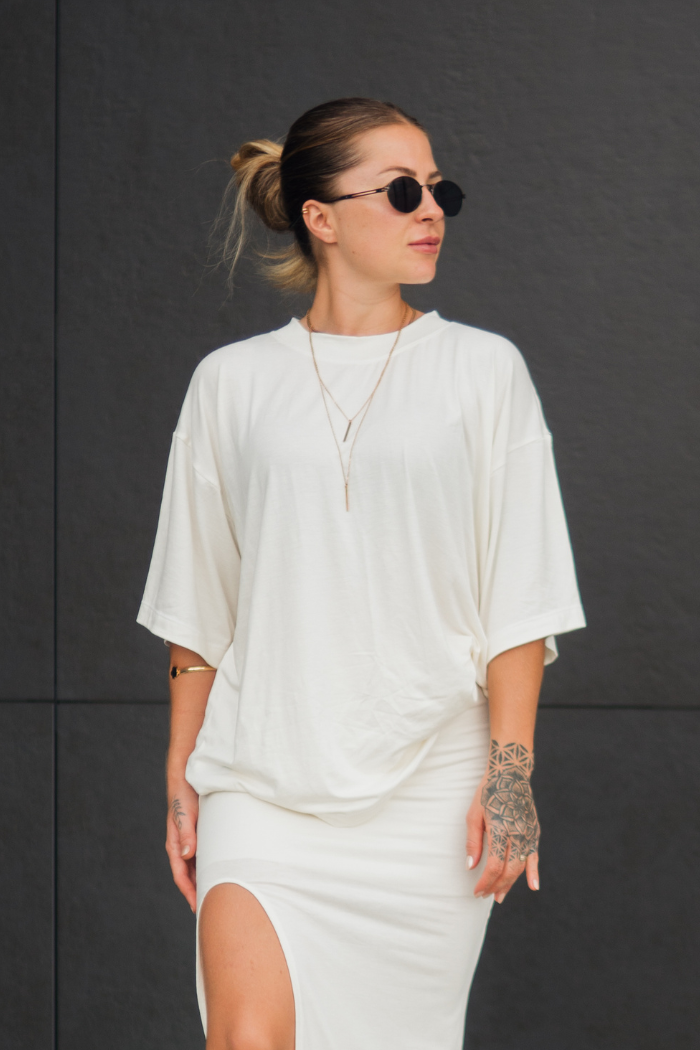 Camiseta Oversized Offwhite