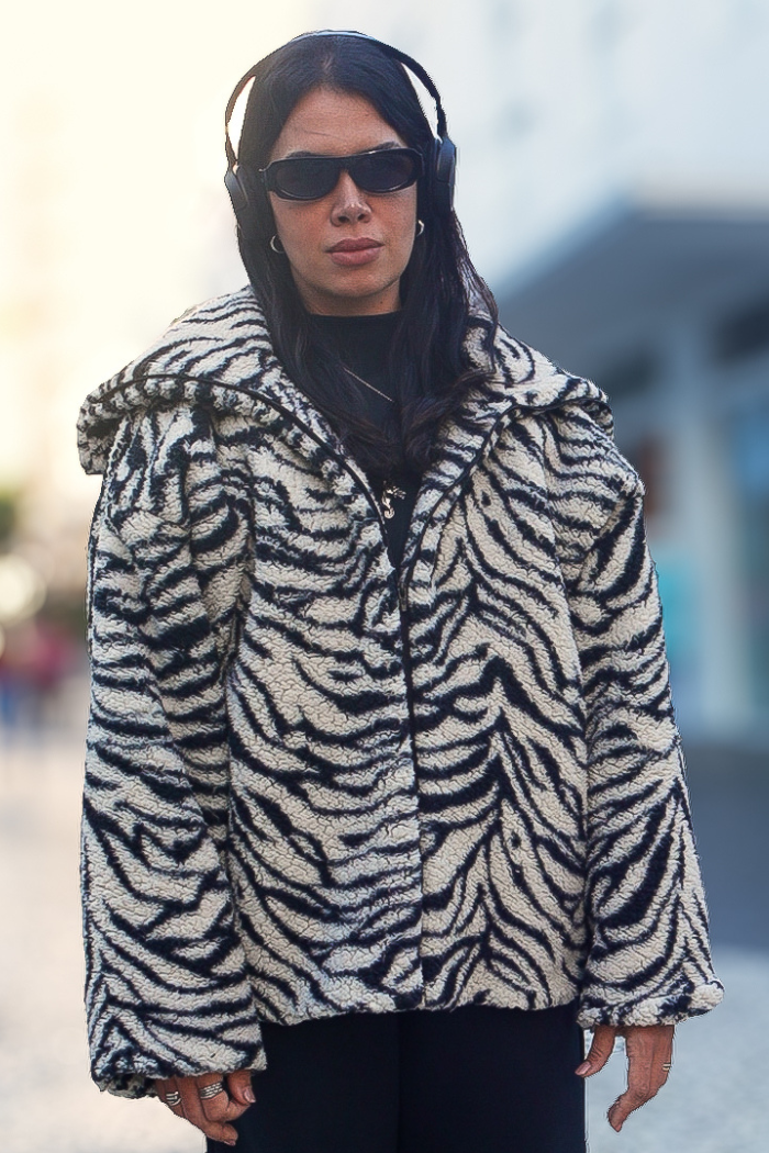 Casaco Sherpa Zebra