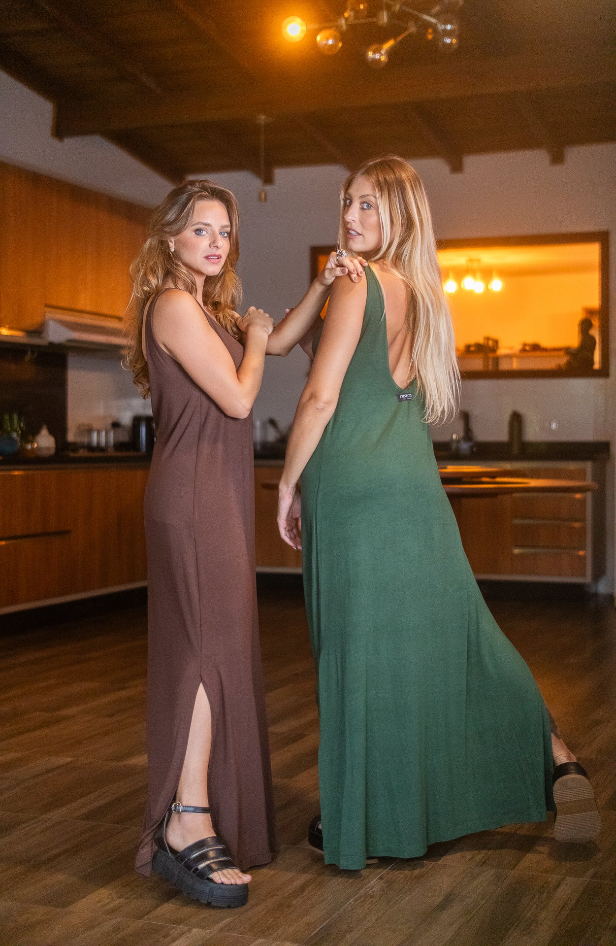 Vestido Amplo Militar