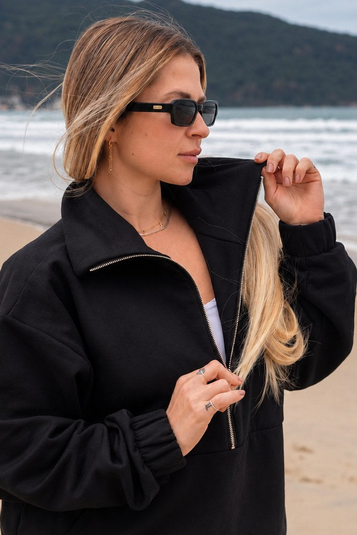Moletom Cozy Preto